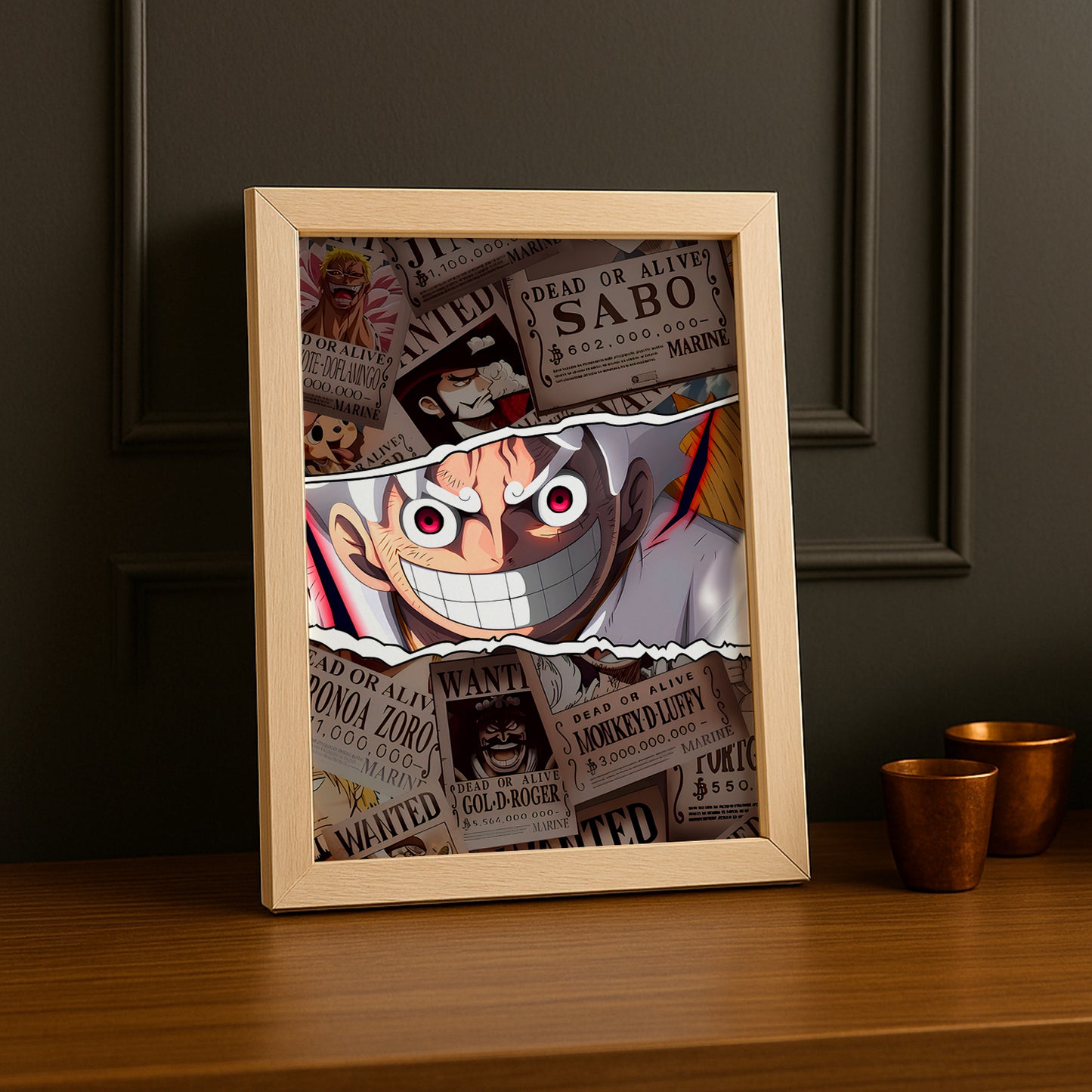 Cadre photo Luffy One Piece