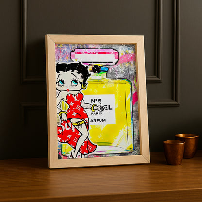 Poster Photo Chanel - Graffiti