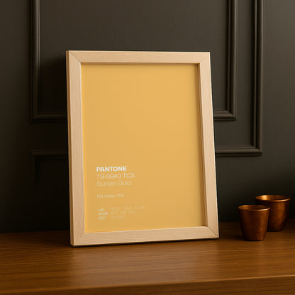 Cadre Photo Pantone - Sunset Gold