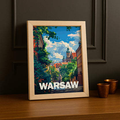 Cadre photo Warsaw Poland