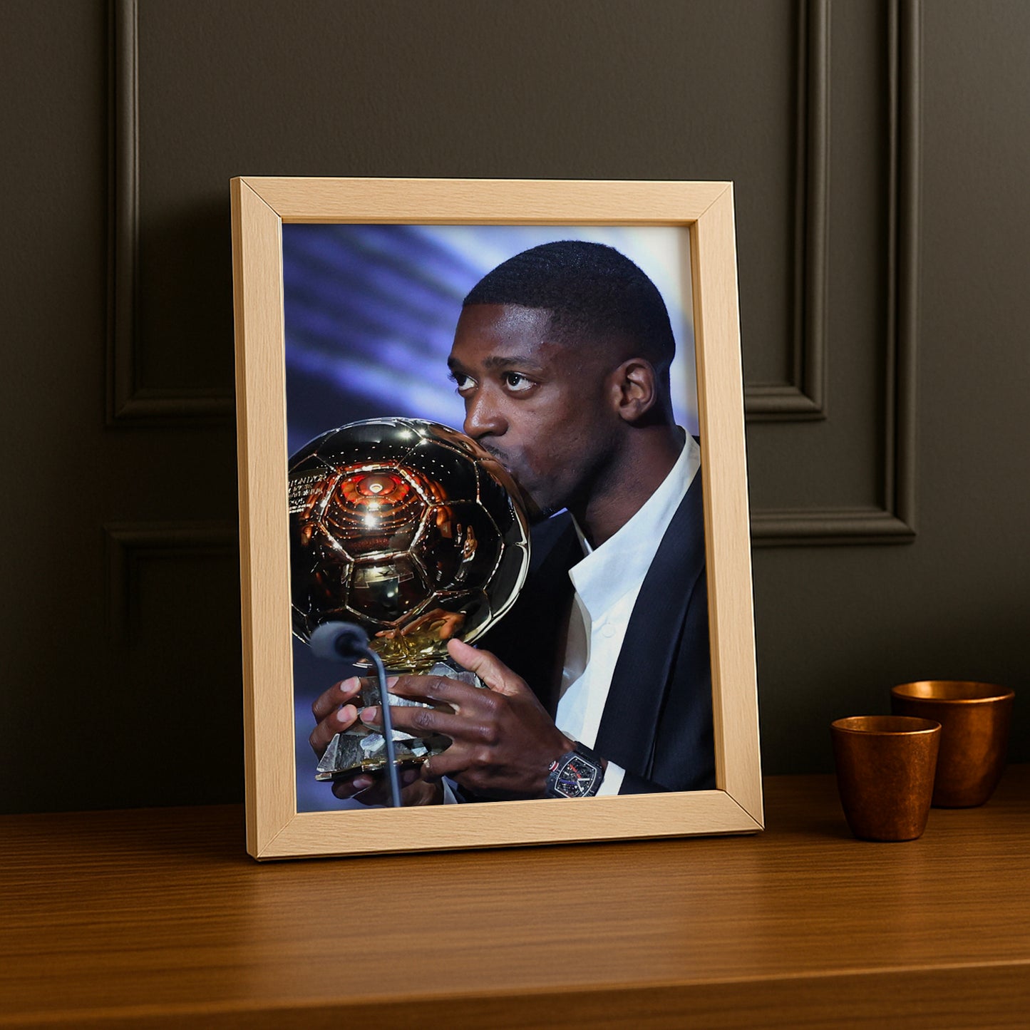 Cadre photo Ousmane Dembélé Ballon d'Or 2025