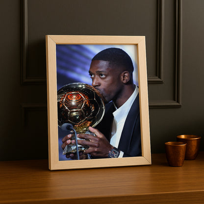 Cadre photo Ousmane Dembélé Ballon d'Or 2025