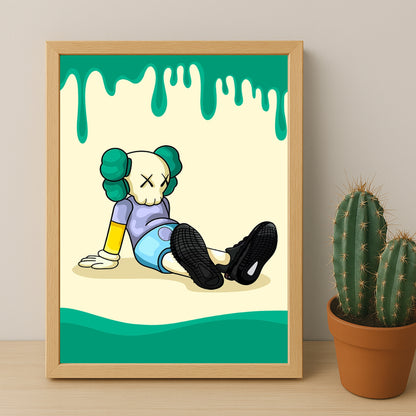 Cadre photo Kaws - Gluant