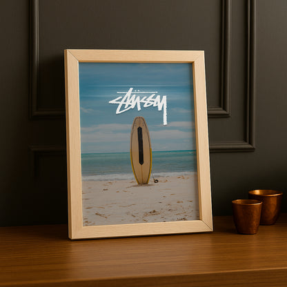 Cadre photo Stüssy - Planche de Surf