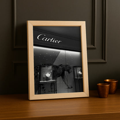 Cadre photo Cartier - Vitrine Panthère