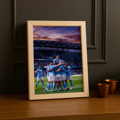 Poster Manchester City - Célébration