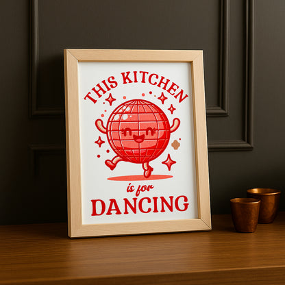 Cadre photo Citation - Kitchen Dancing