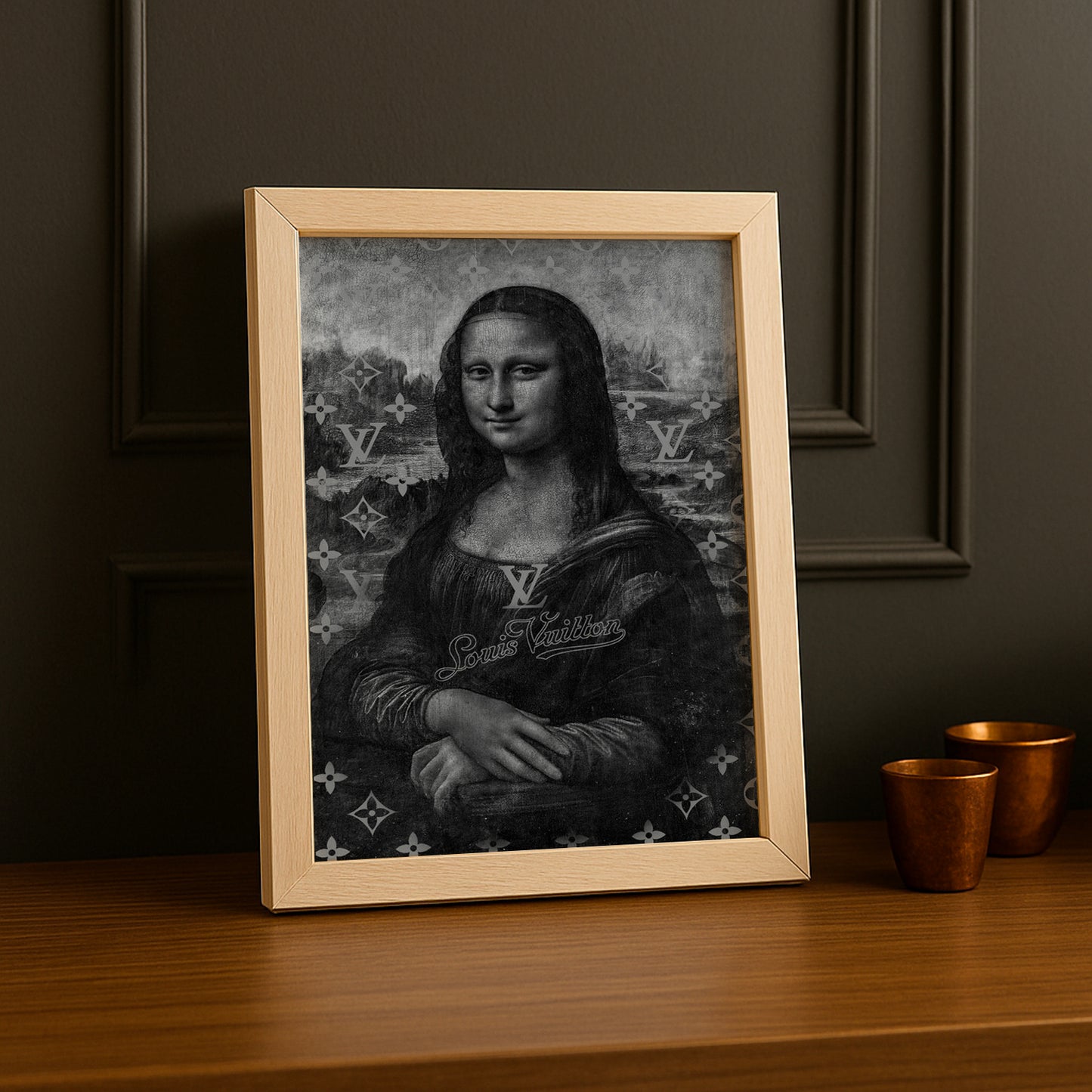 Cadre photo Louis Vuitton - Mona Lisa