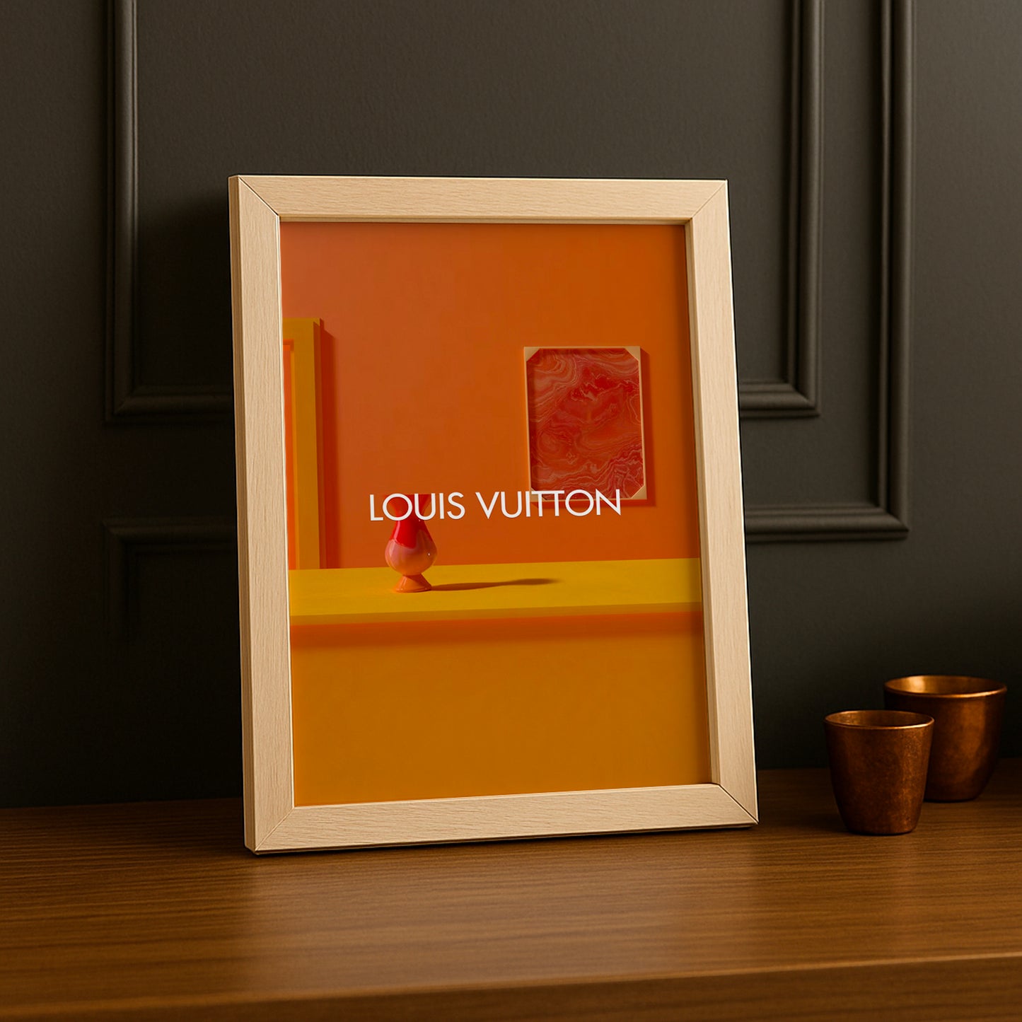 Cadre photo Louis Vuitton - Orange Architecture