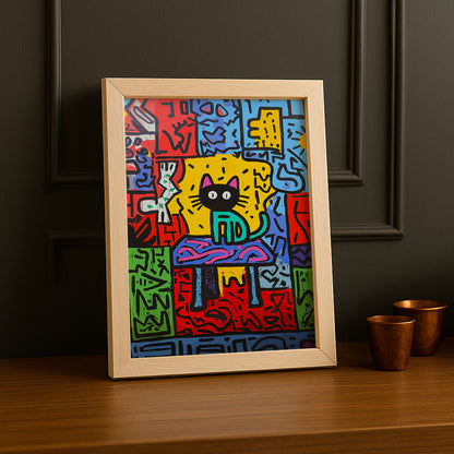 Cadre photo Keith Haring