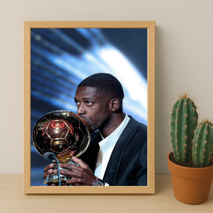 Cadre photo Ousmane Dembélé Ballon d'Or 2025