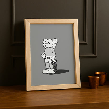 Cadre photo Kaws Pyjama