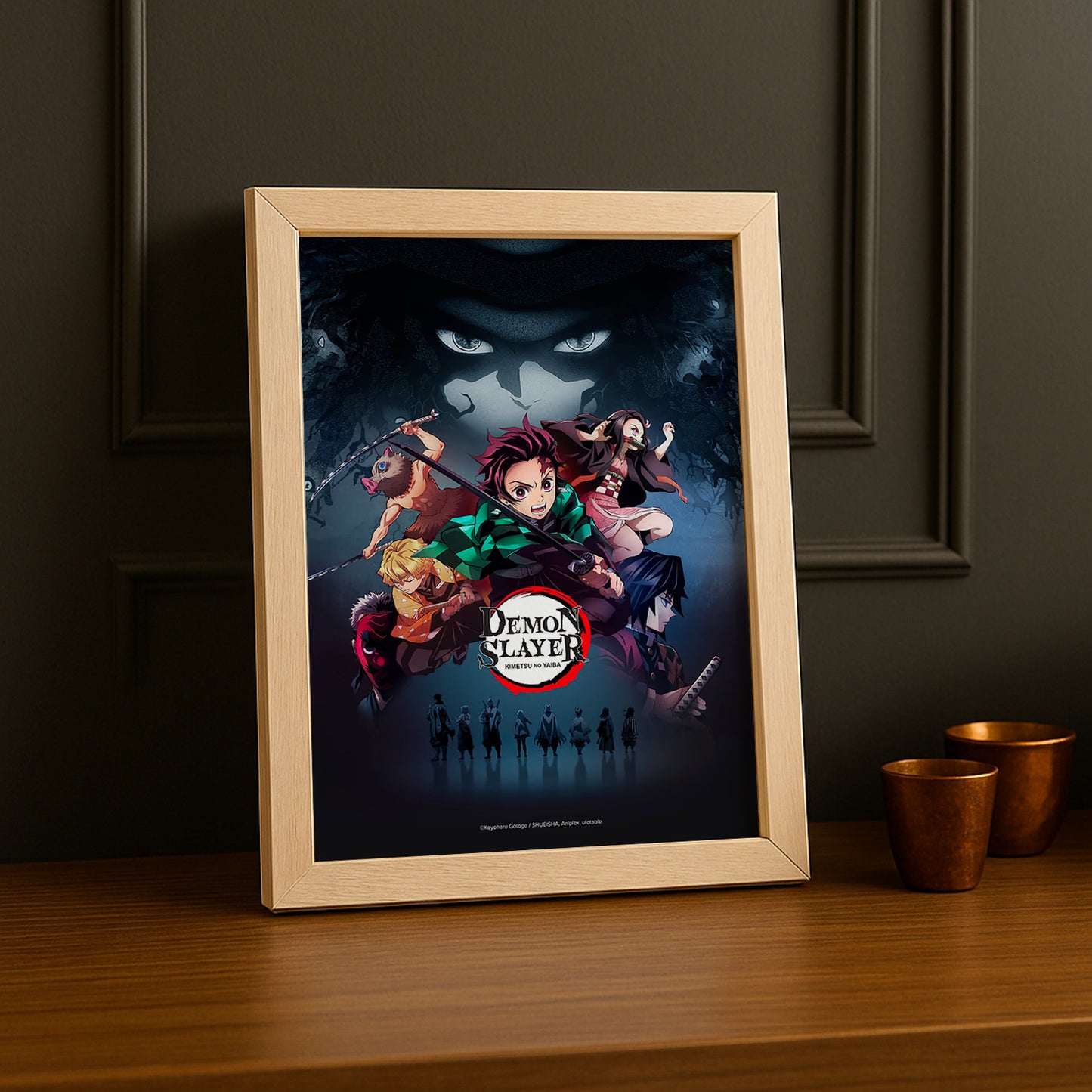 Cadre Photo Demon Slayer - Affiche Officiel