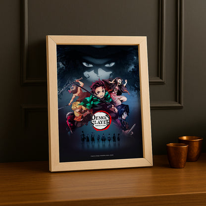 Cadre Photo Demon Slayer - Affiche Officiel