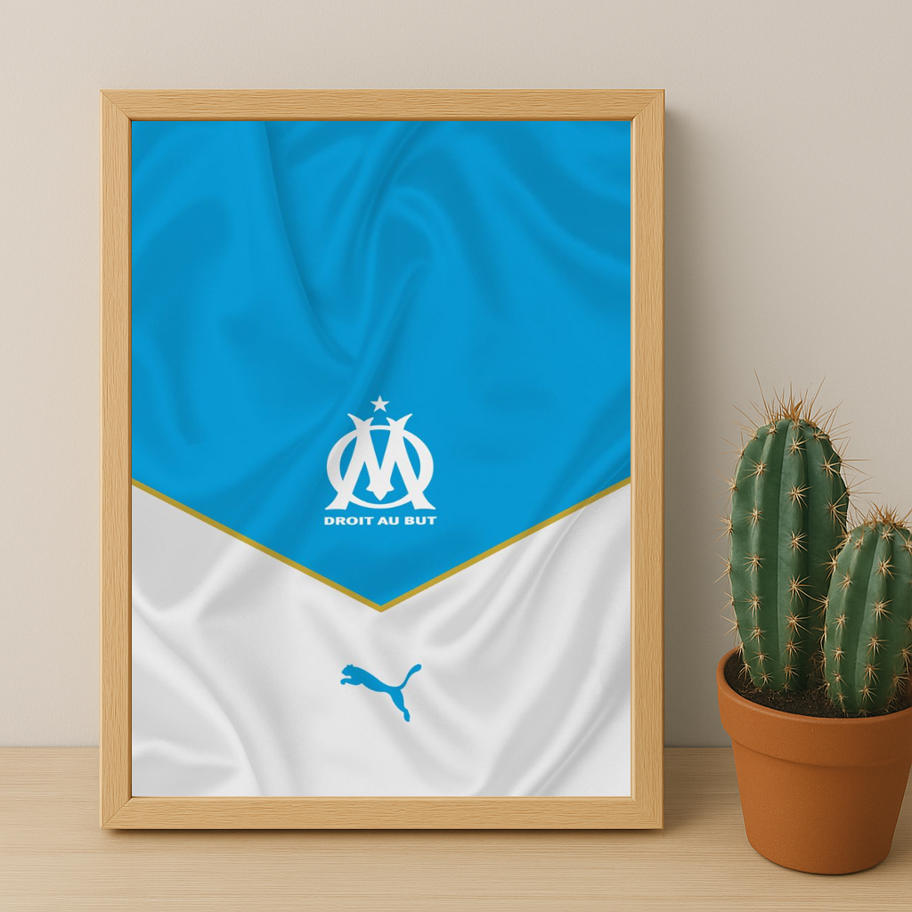 Olympique de Marseille Maillot Puma - Poster