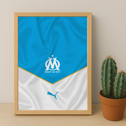 Olympique de Marseille Maillot Puma - Poster