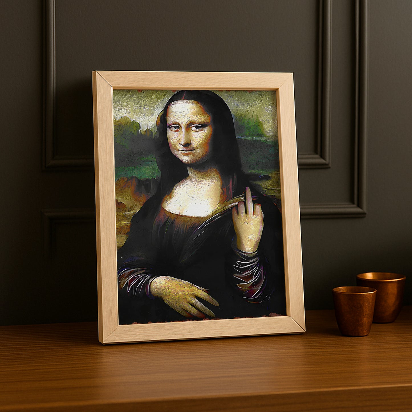 Cadre photo Mona Lisa La Joconde