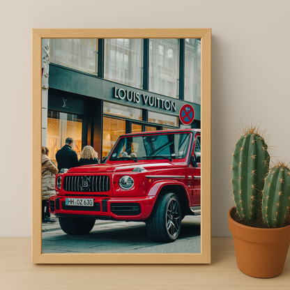 Cadre photo Louis Vuitton x Mercedes Classe G