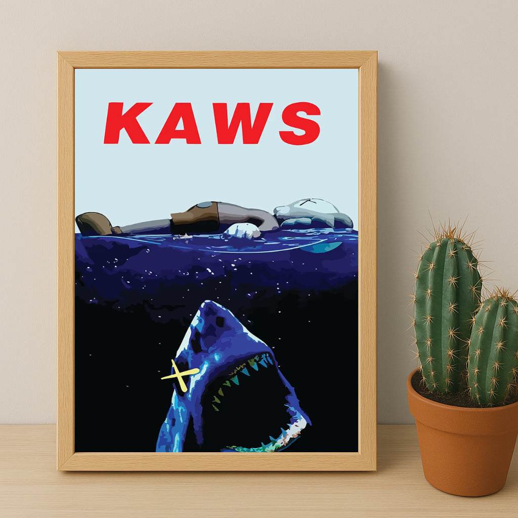 Cadre photo Kaws - Jaws