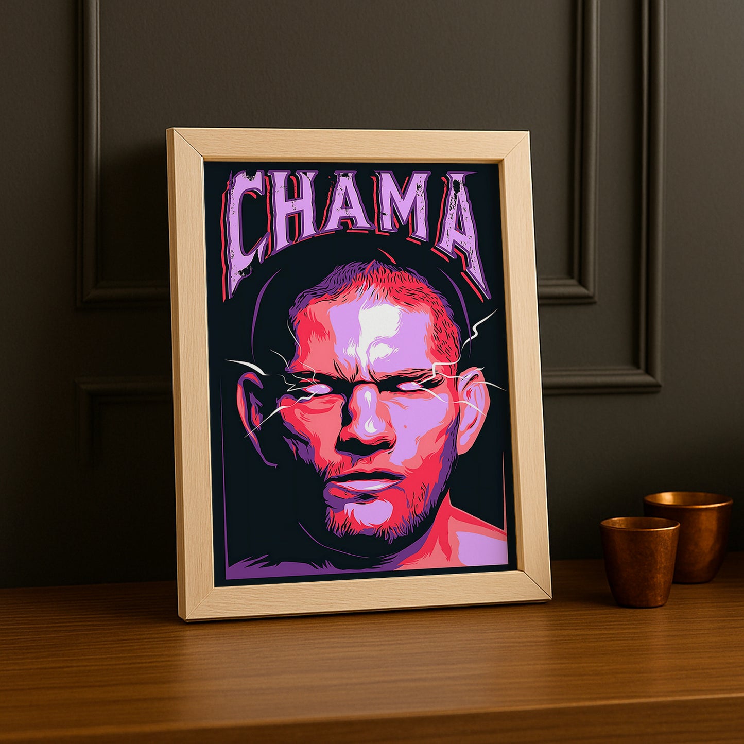 Cadre photo UFC - Perreira Chama