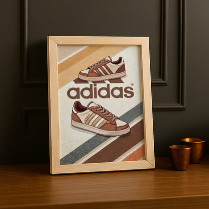 Cadre photo Adidas - Superstar Beige