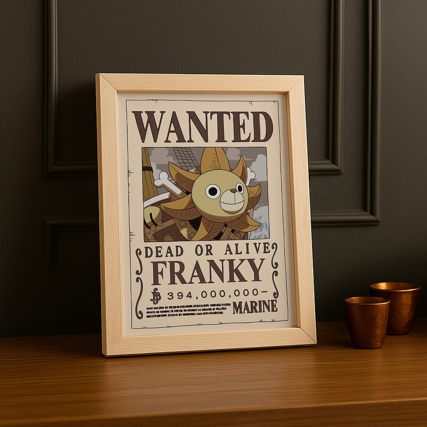 Cadre photo One Piece - Wanted Franky