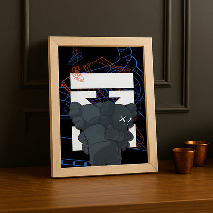 Cadre photo Off-White x Kaws