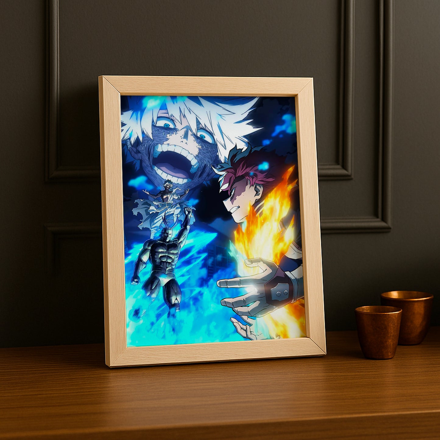 Cadre Photo My Hero Academia - Clash of Fire and Ice