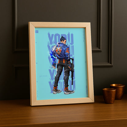 Cadre Photo Valorant - Yoru