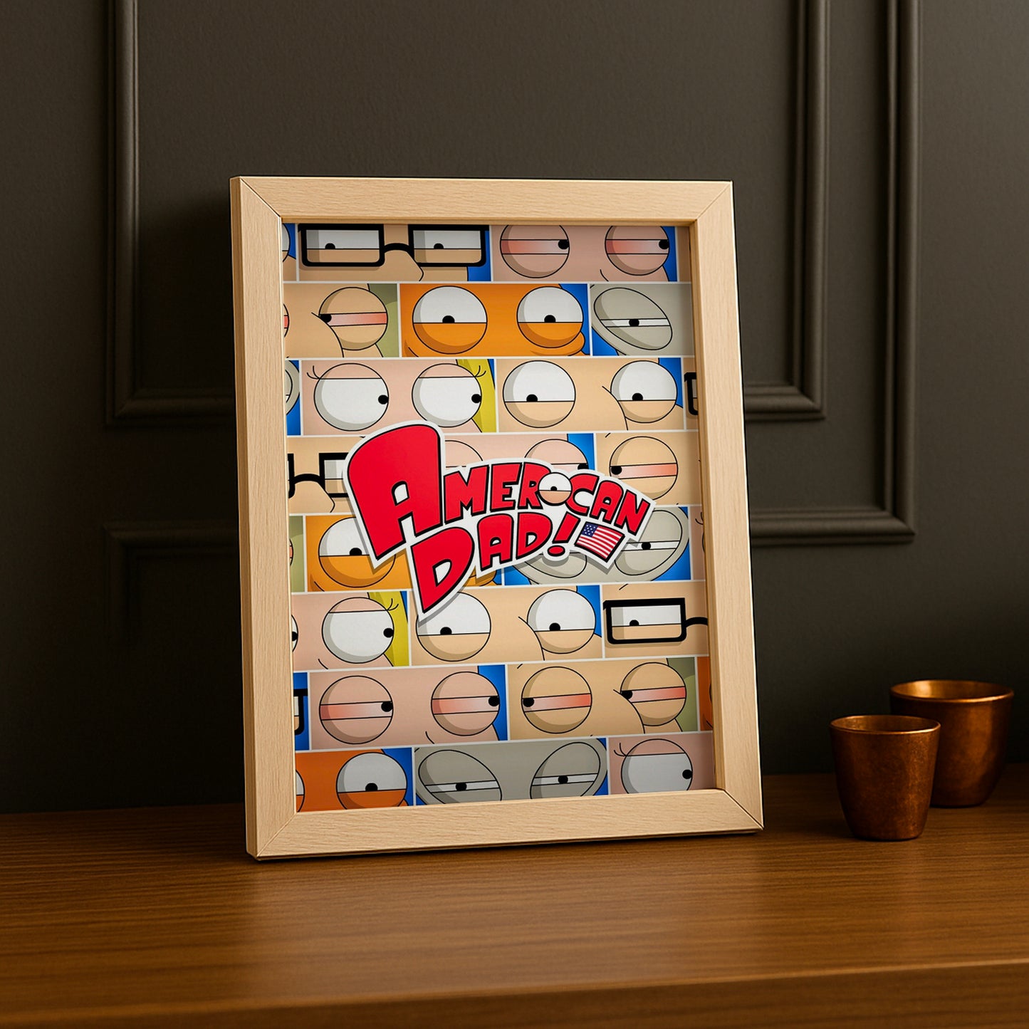 Cadre Photo American Dad - Eyes