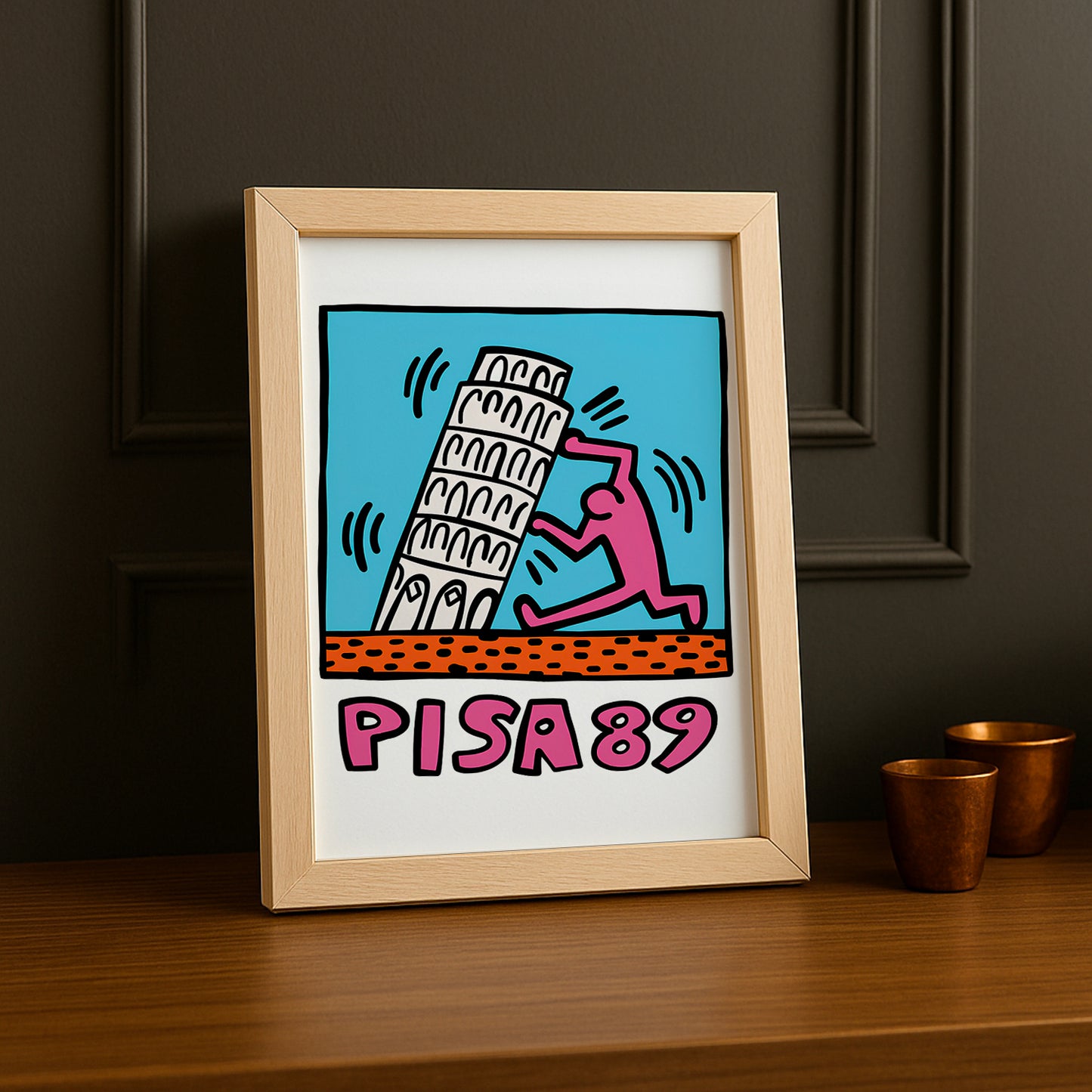 Cadre photo Keith Haring