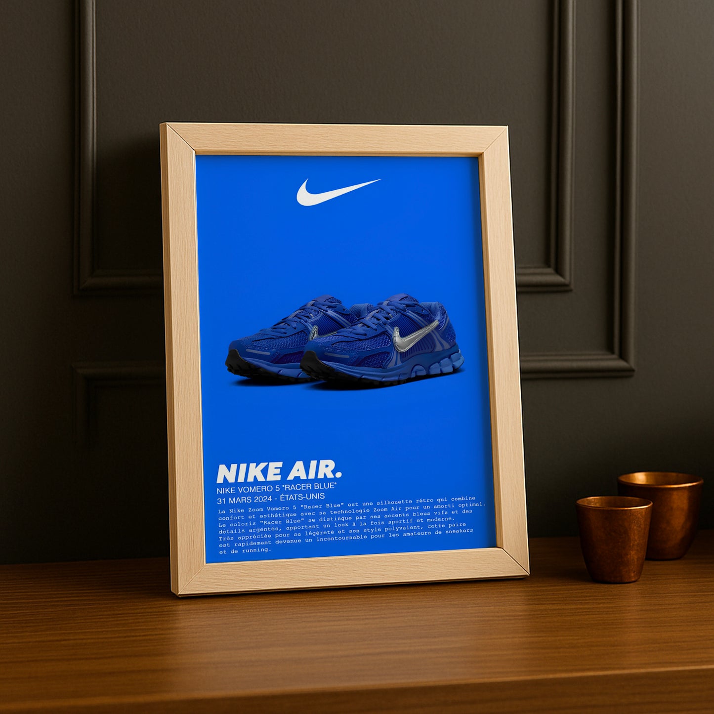 Nike Vomero 5 Racer Blauer Fotorahmen