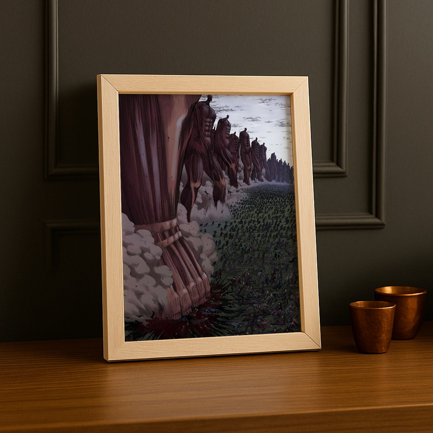 Cadre Photo Attack On Titan - Les Titans