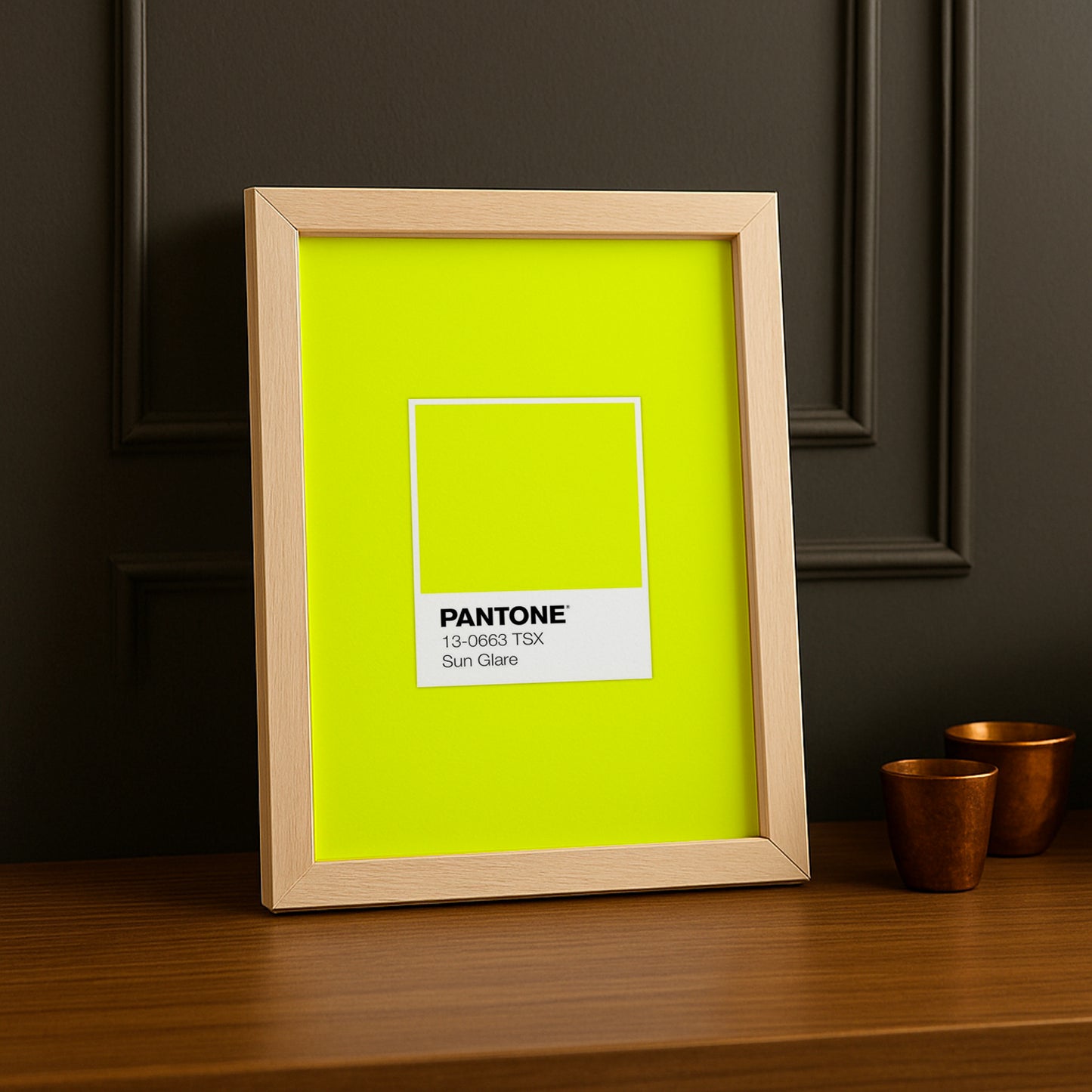 Cadre Photo Pantone Étiquette - Sun Glare