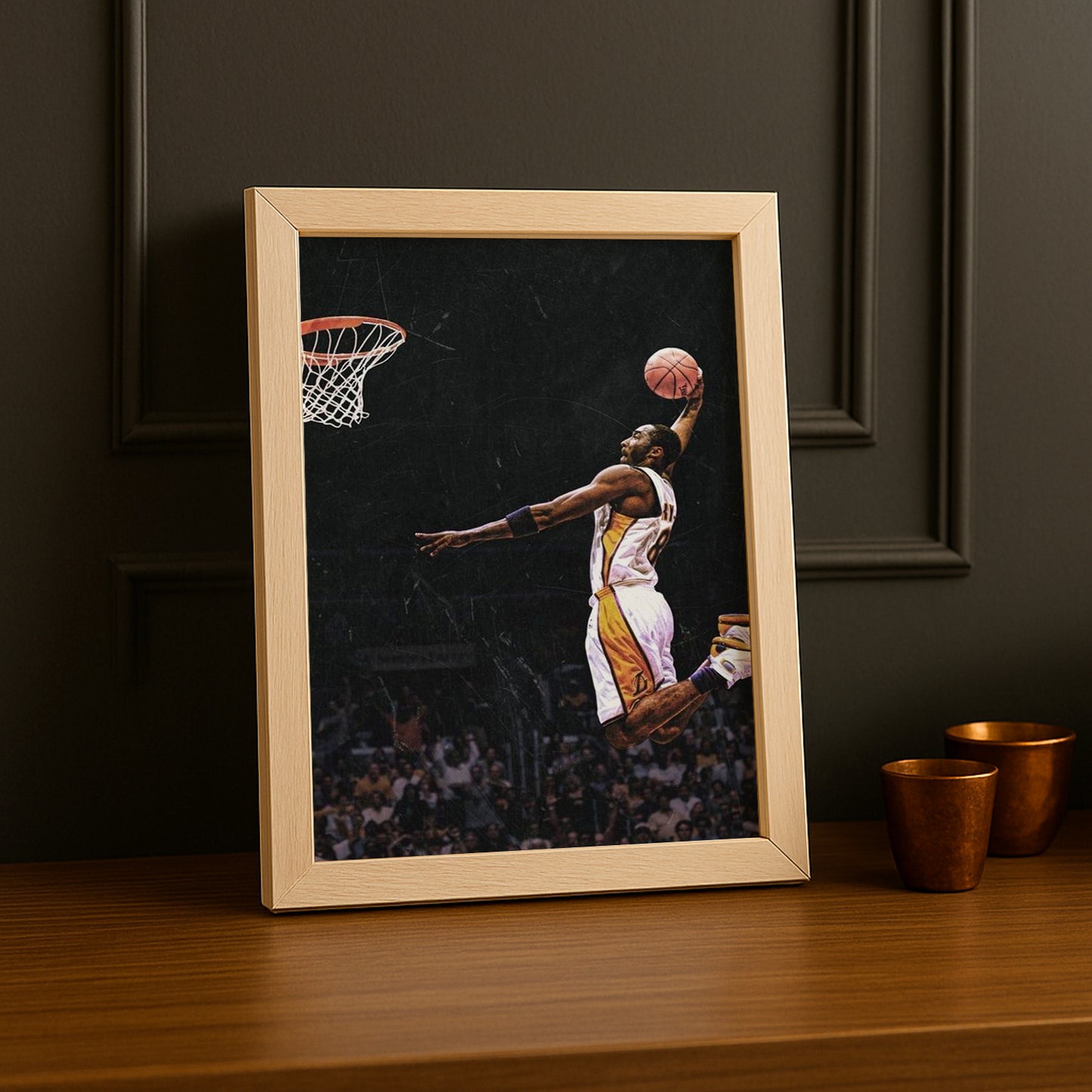 Cadre photo NBA - Kobe Bryant Dunk