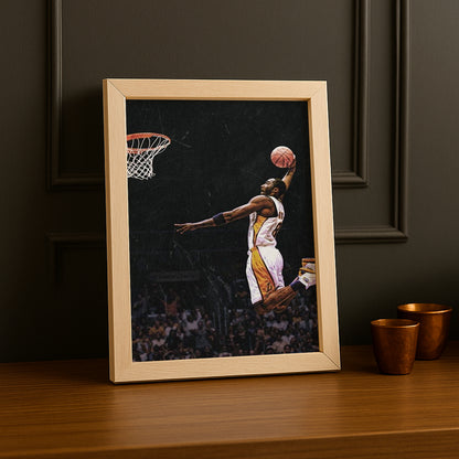 Cadre photo NBA - Kobe Bryant Dunk