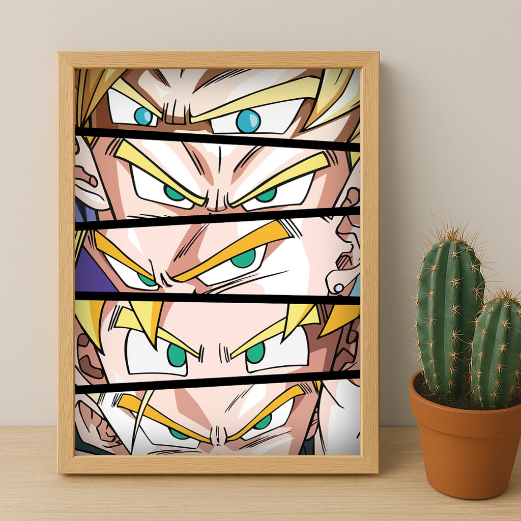 Poster Dragon Ball Z - Eyes Super Saiyans