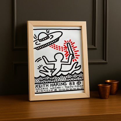 Cadre photo Keith Haring Tokyo-Japan