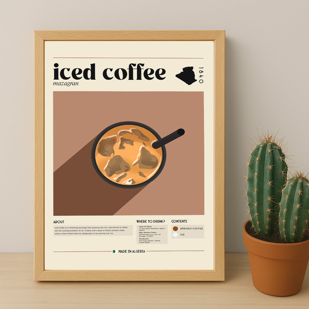 Cadre photo Coffee Lover - Iced Coffee