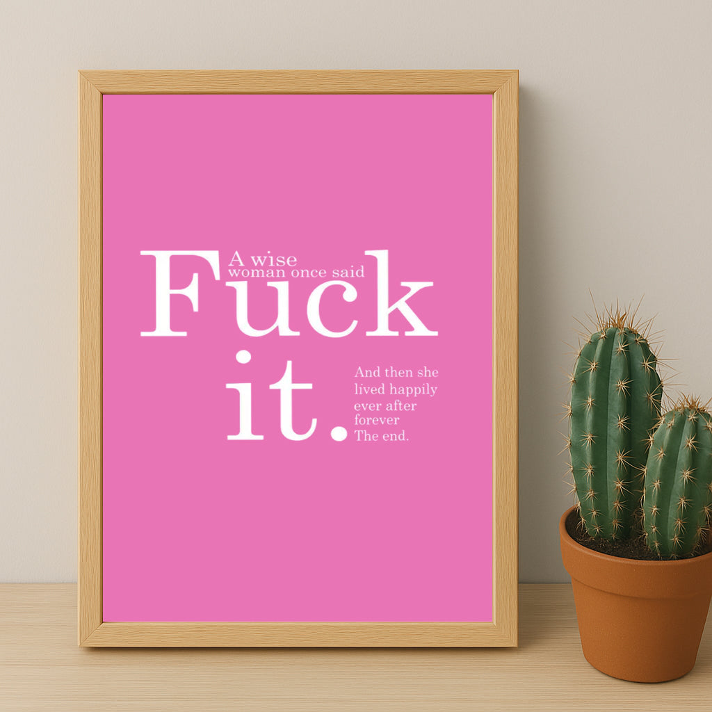 Cadre photo Citation - Fu It