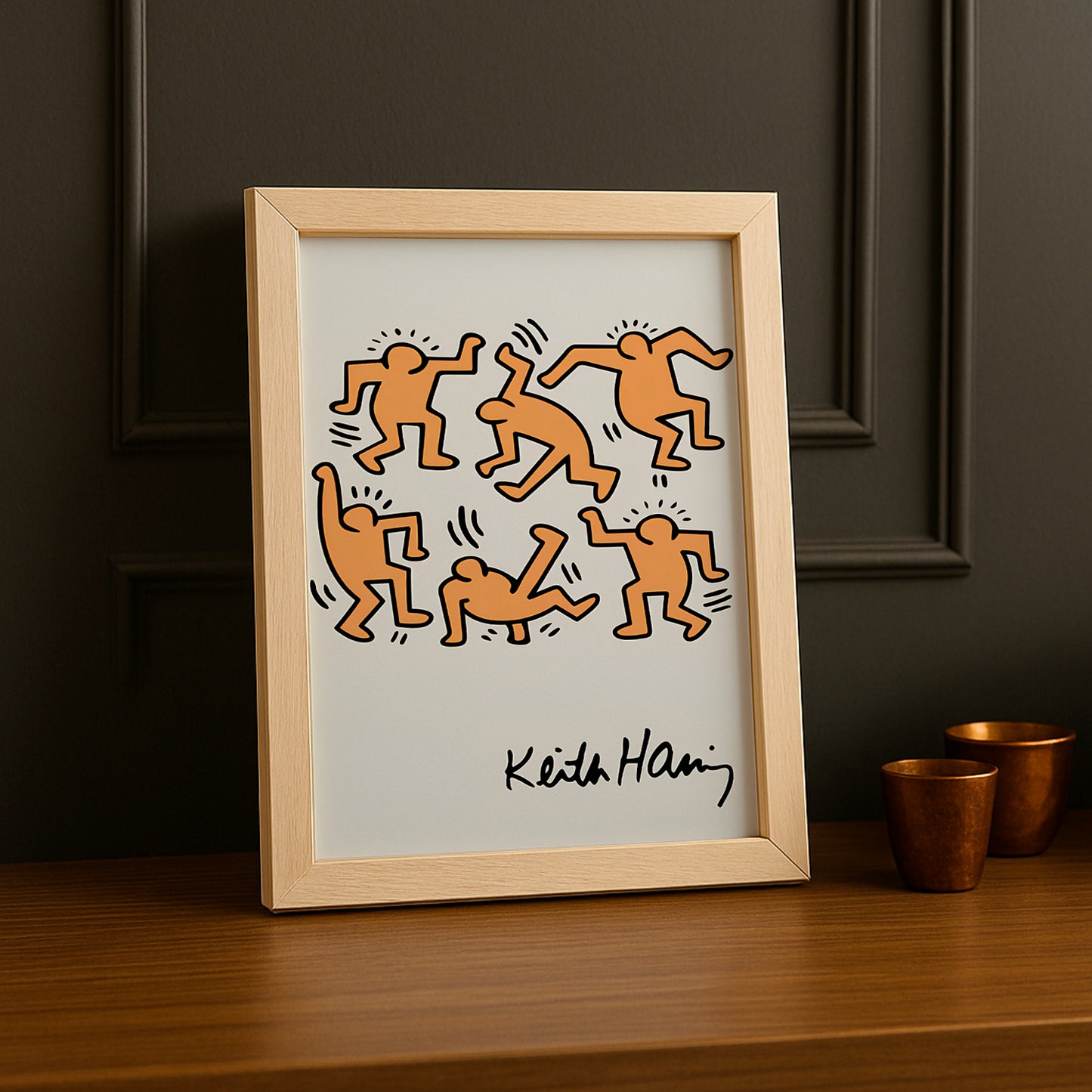 Cadre photo Keith Haring