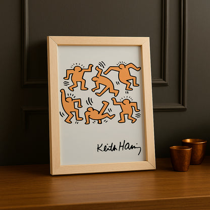 Cadre photo Keith Haring
