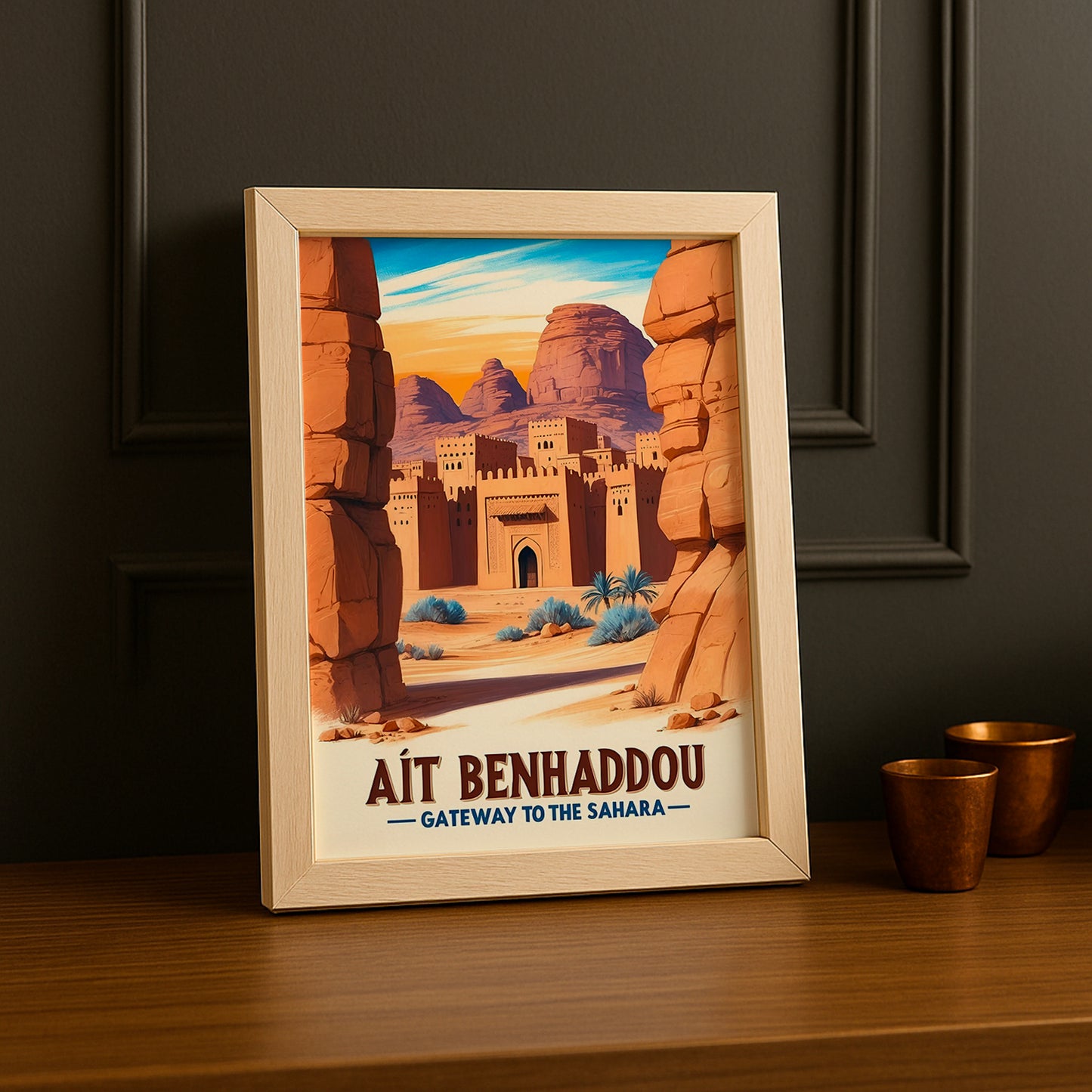 Ait Benhaddou Sahara Maroc - Poster