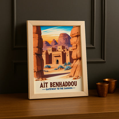 Ait Benhaddou Sahara Maroc - Poster