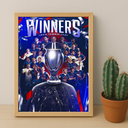 Poster Paris Saint-Germain UEFA Super Cup