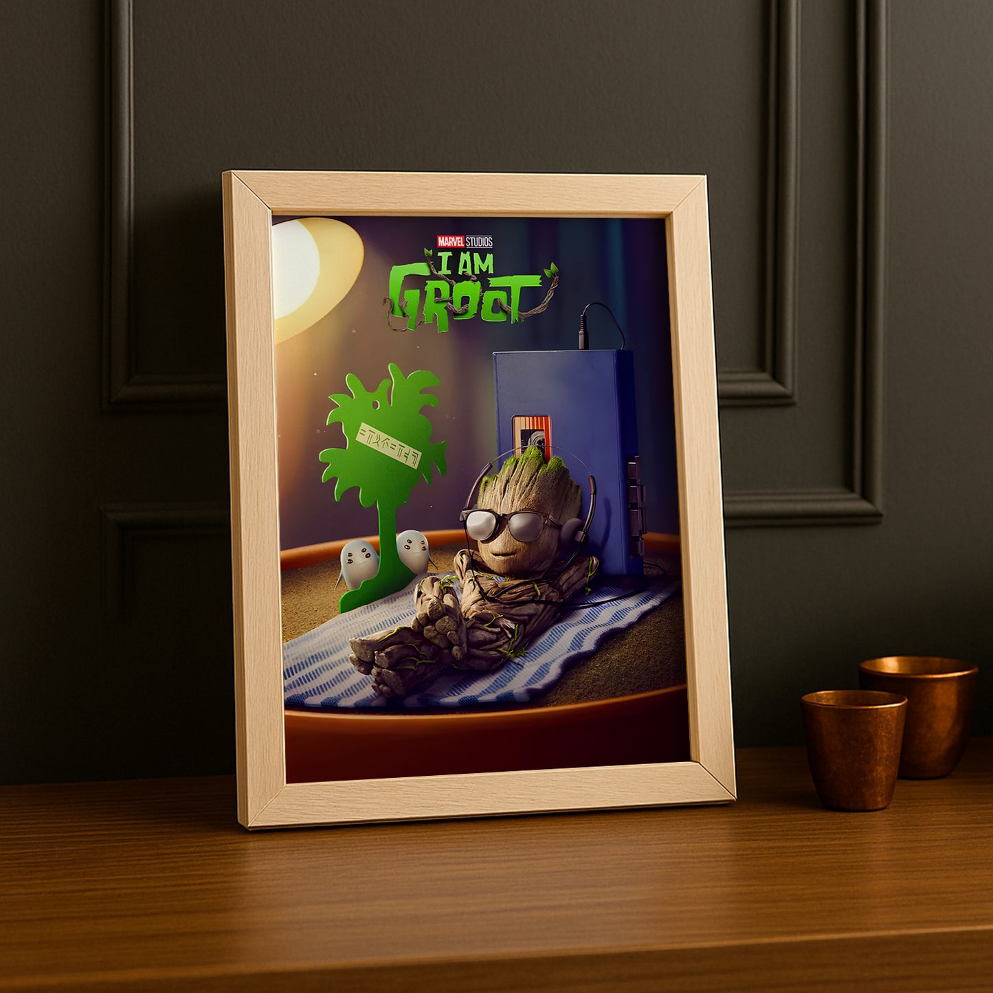Cadre photo I am Groot Marvel