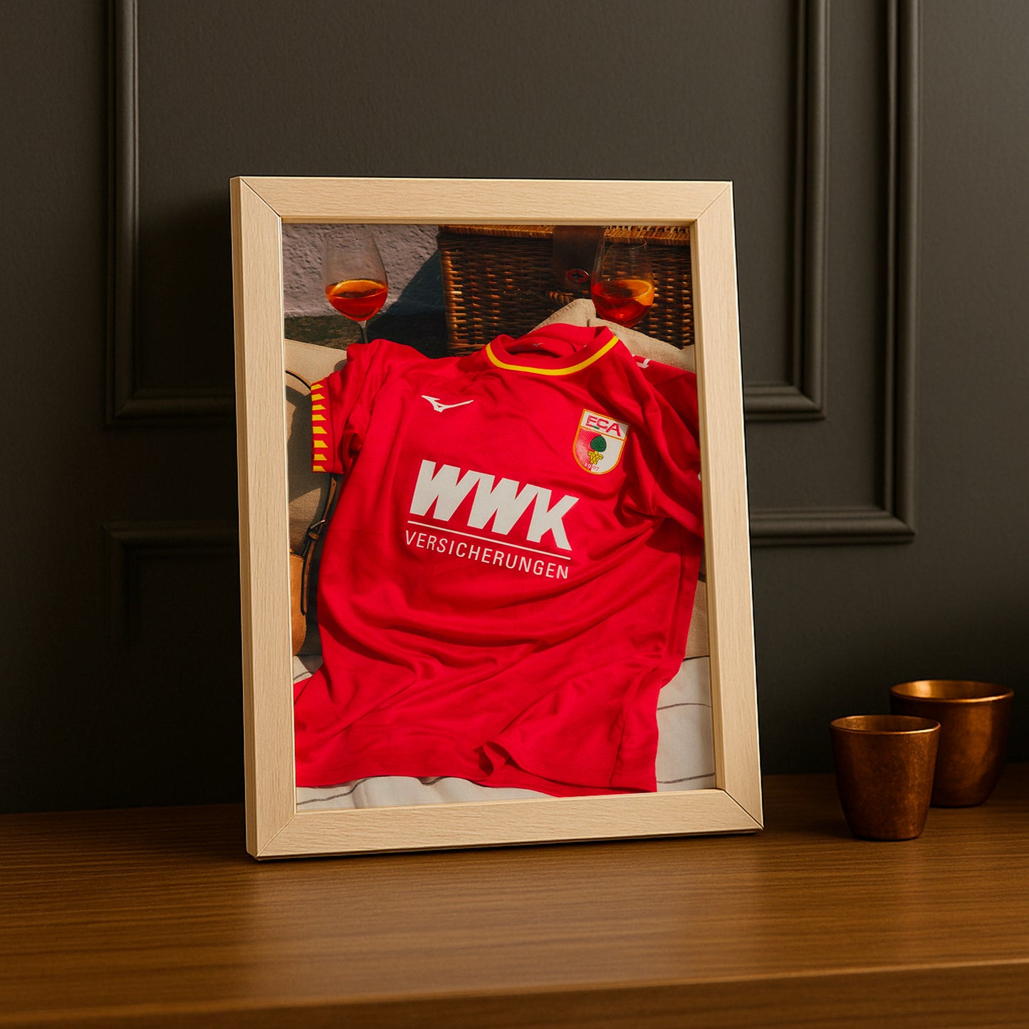 Poster Maillot Football - Augsburg Kit 25-26