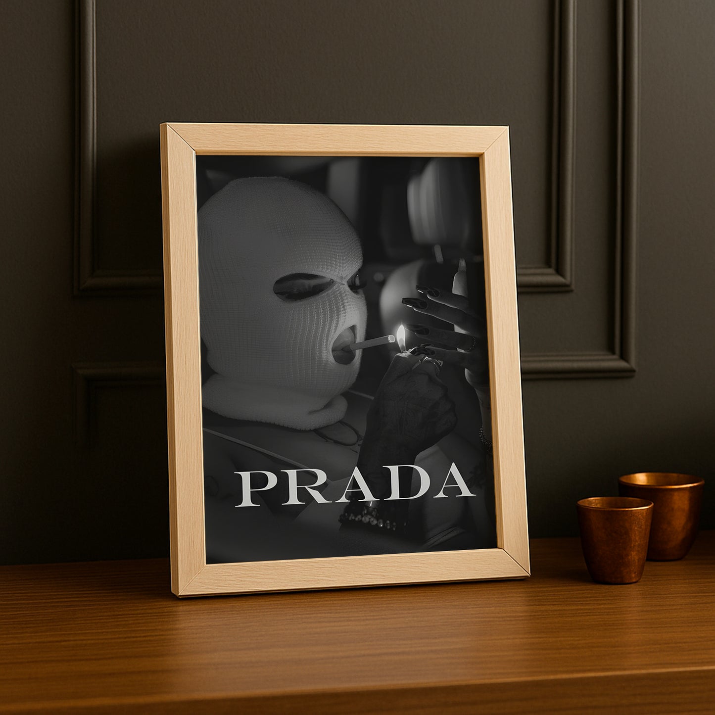 Poster encadré Prada art