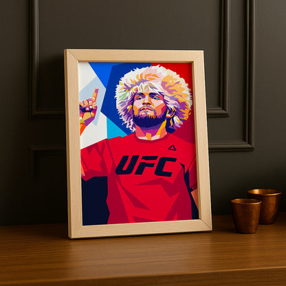 Cadre photo UFC - Illustration de Khabib Nurmagomedov