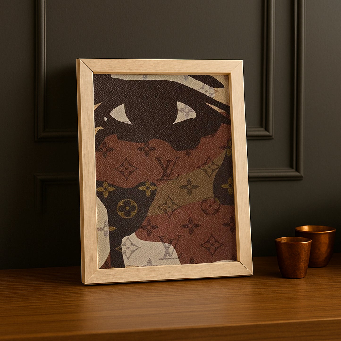 Cadre photo Louis Vuitton motif